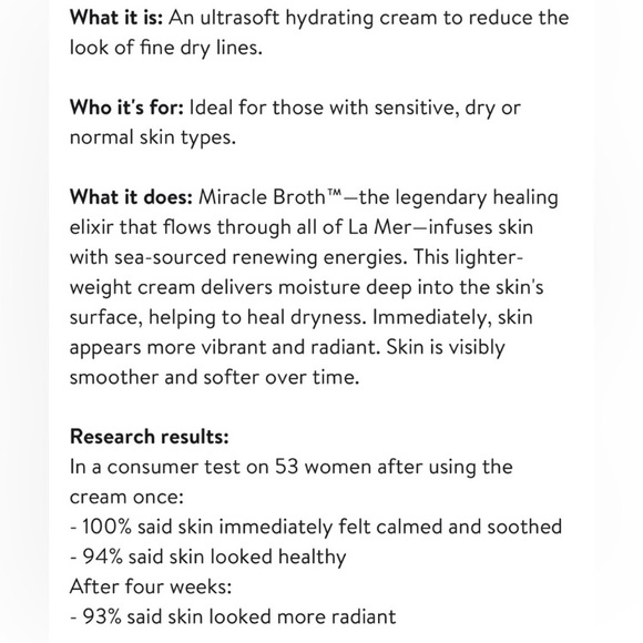 2 x La Mer The Moisturizing Soft Cream - each 0.12 oz, New - Picture 5 of 9